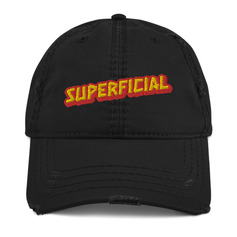 Superficial Distressed Dad Hat